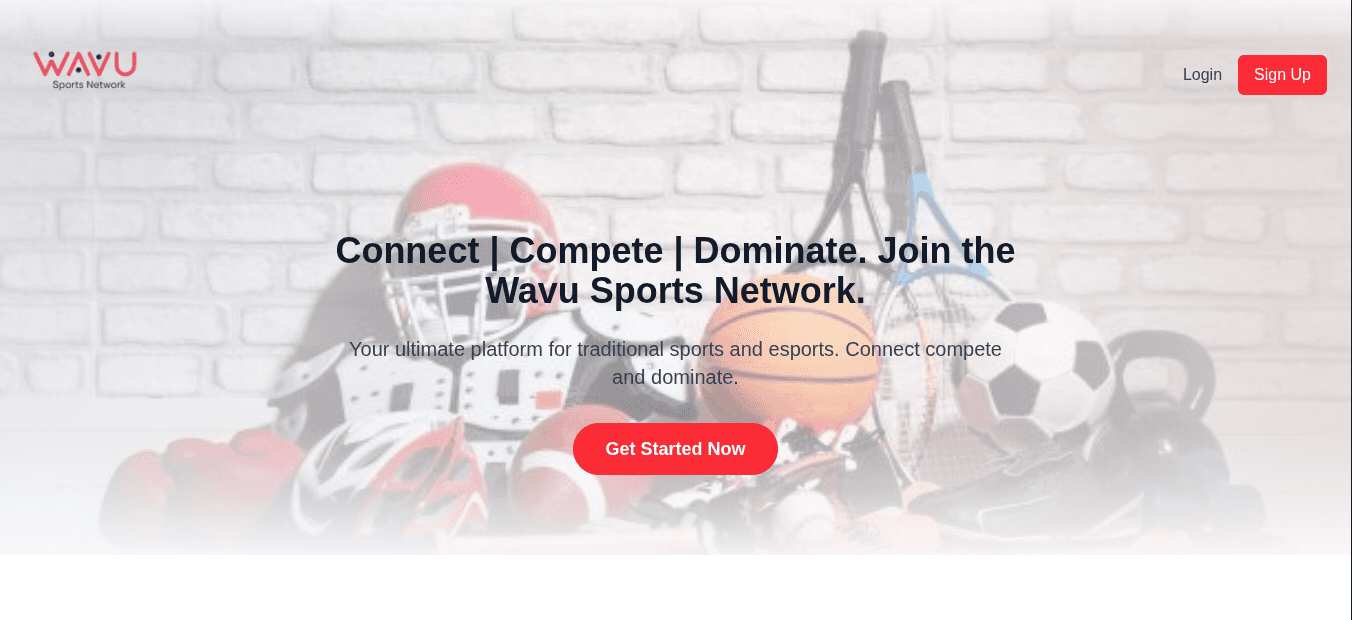Wavu Sports Network website