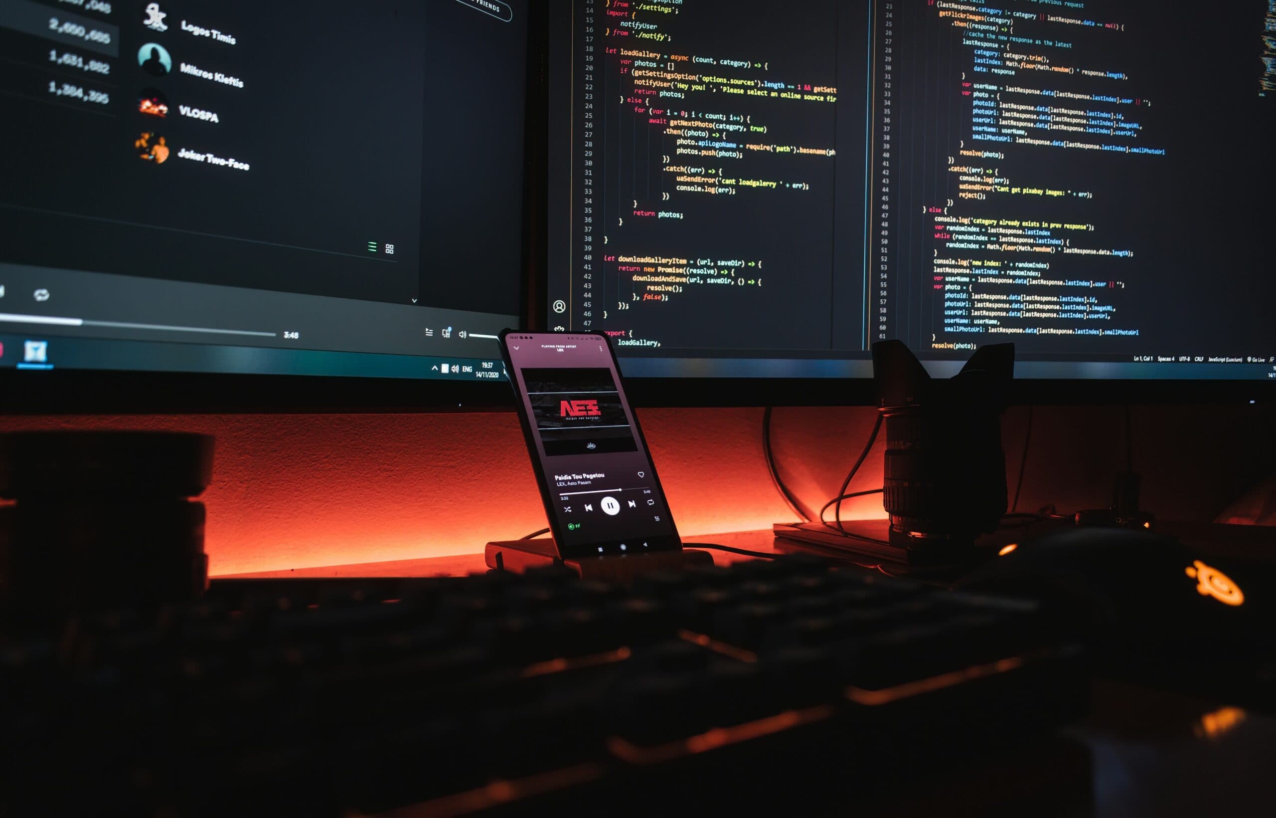 Mobile app development companies in Nairobi developer working on Android app
